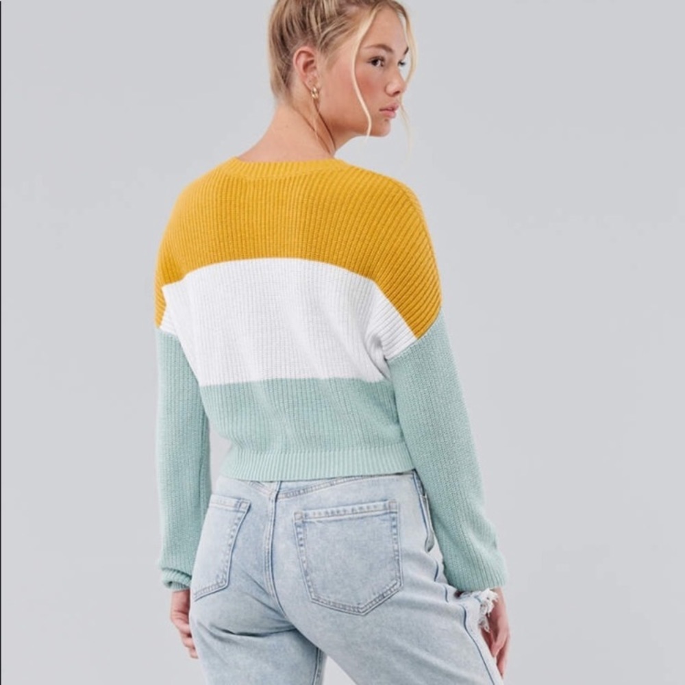Hollister cropped sweater